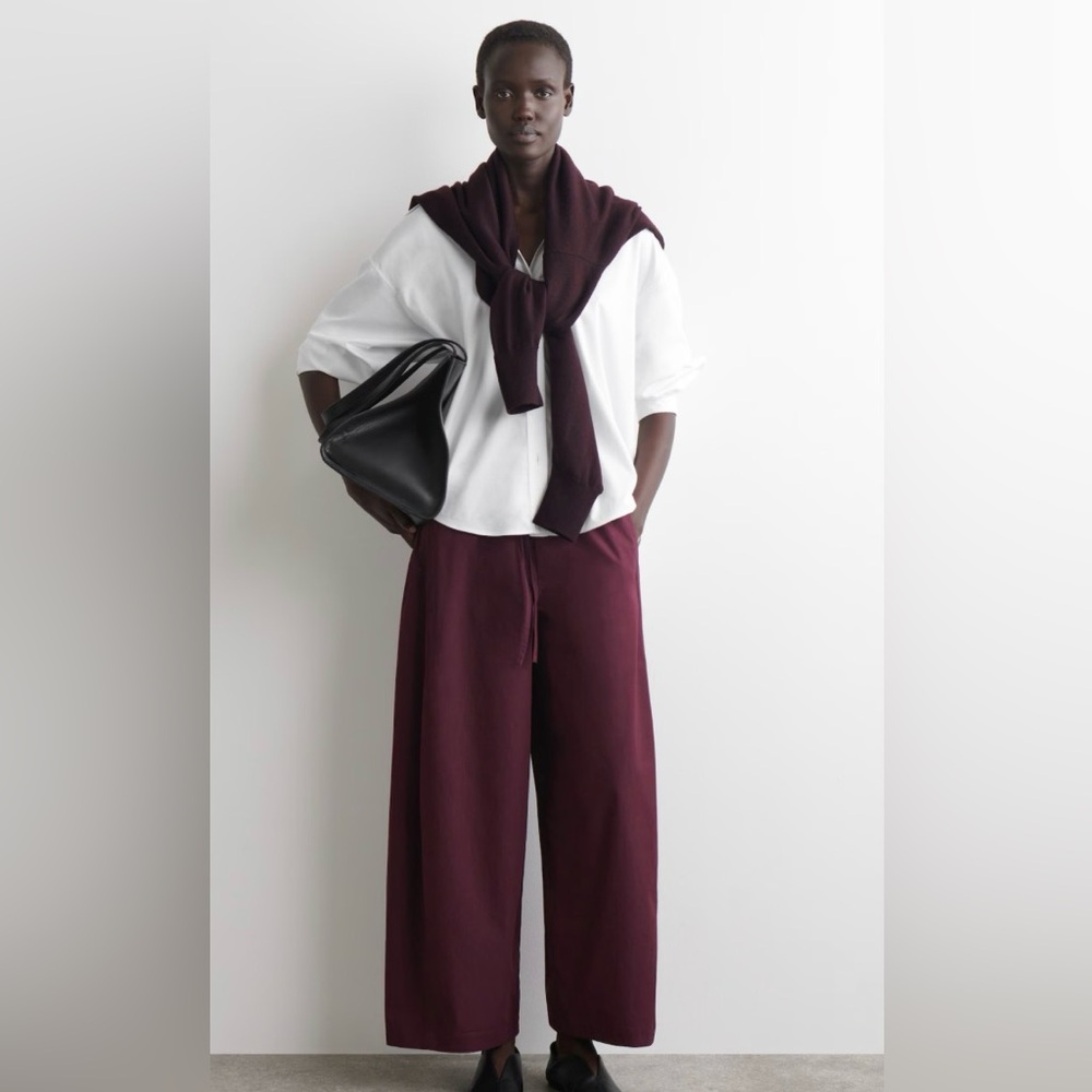 COS ELASTICATED BARREL-LEG PANTS - Size 2 NWT - Sold Out Online